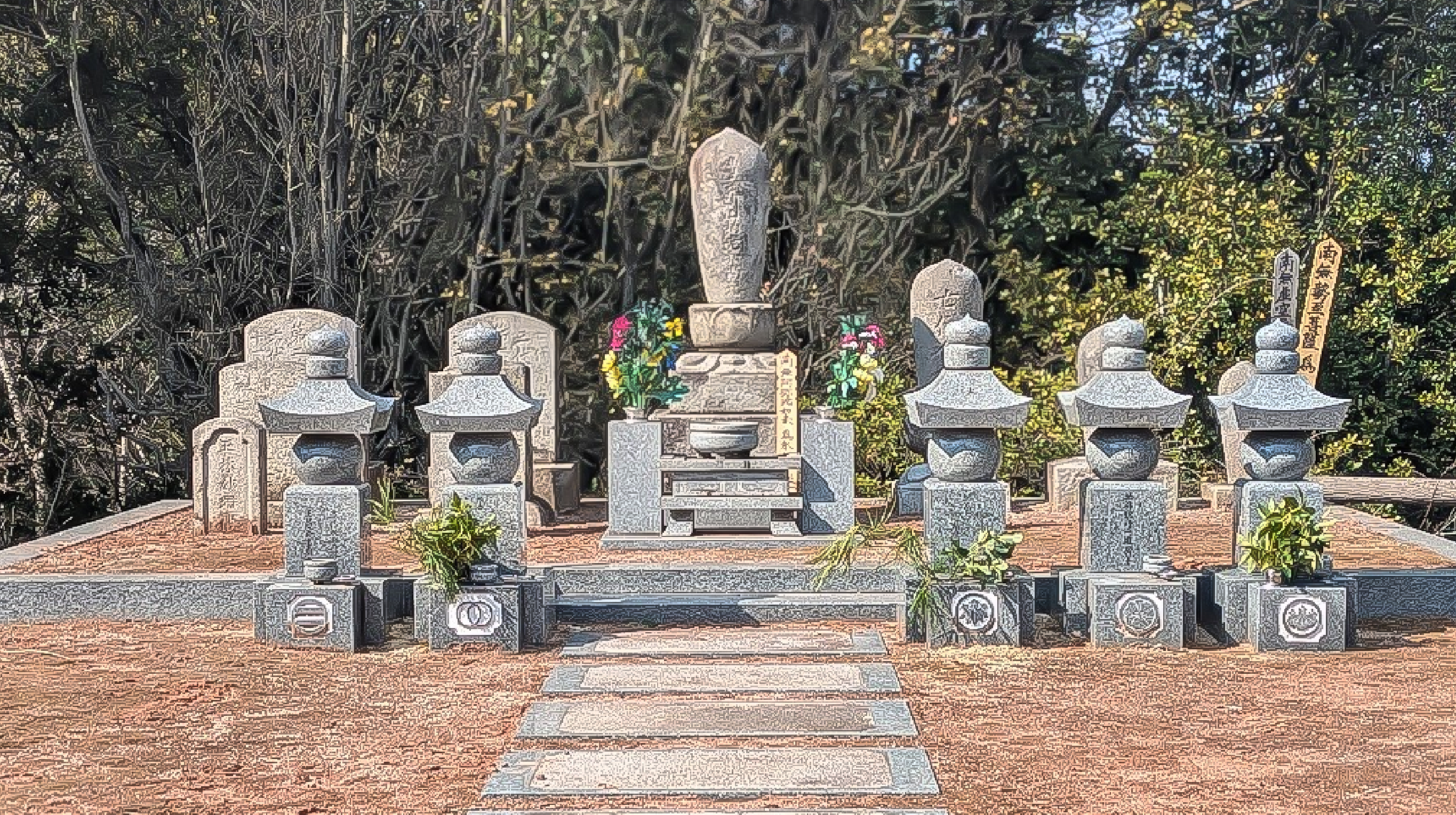 圓蔵寺永代供養塔(波止浜公園内)
